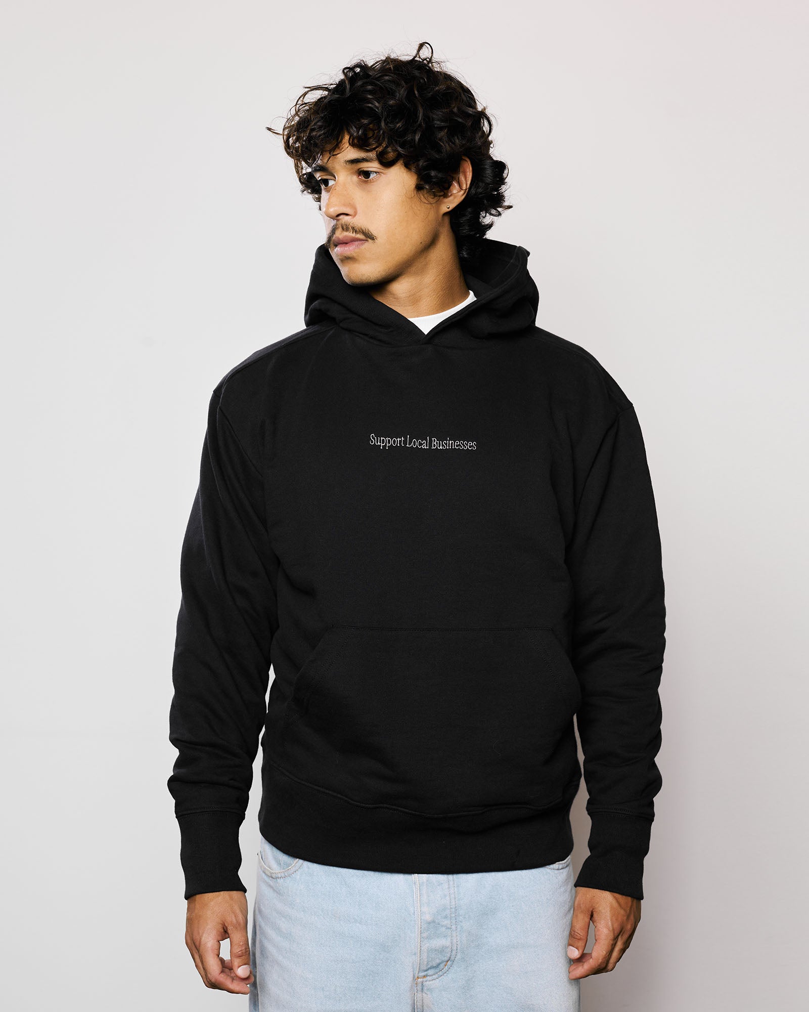 Moletom Capuz Kiji x Maxime Palm Tree - Preto