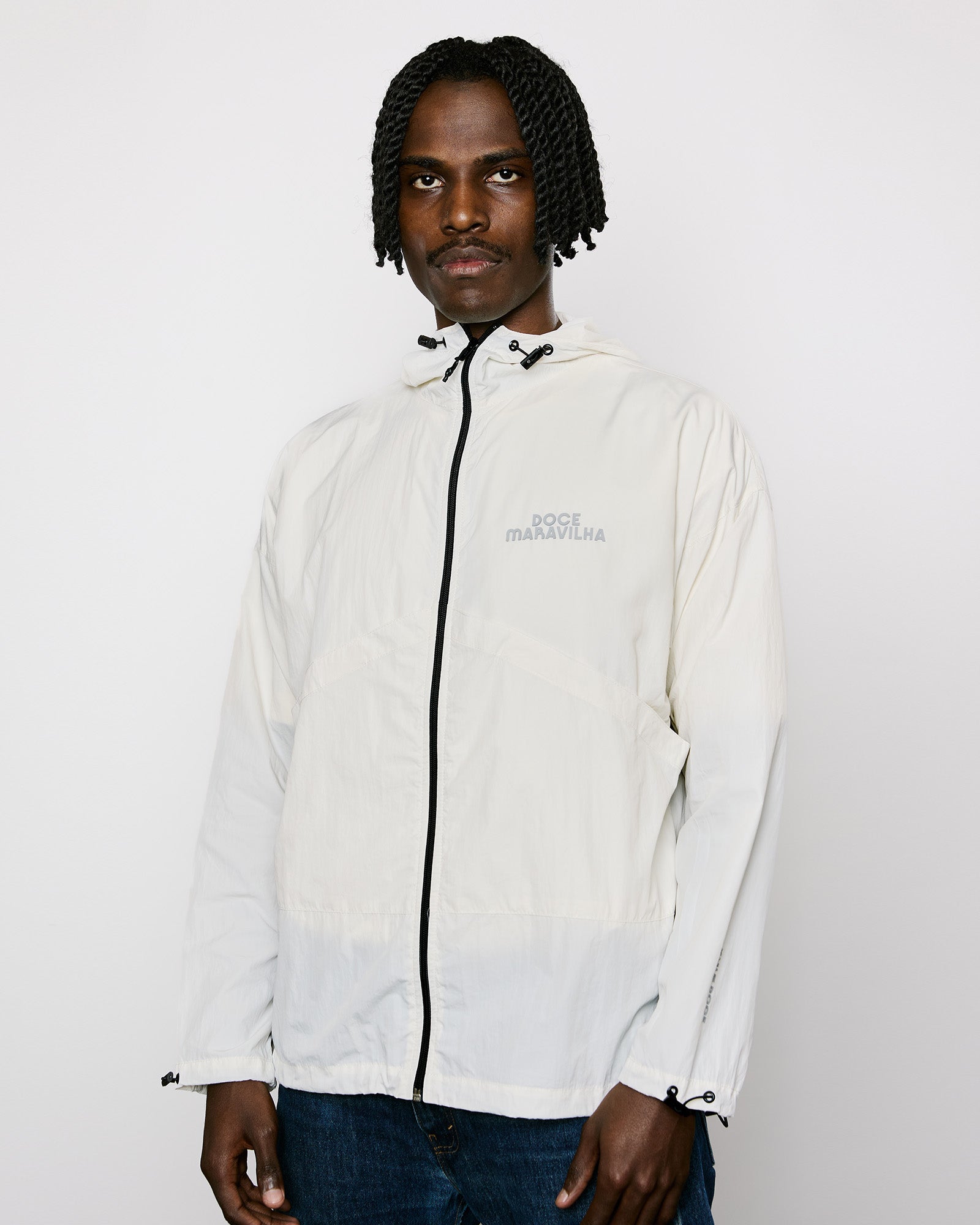 Jaqueta Wind Kiji x Doce – Off White