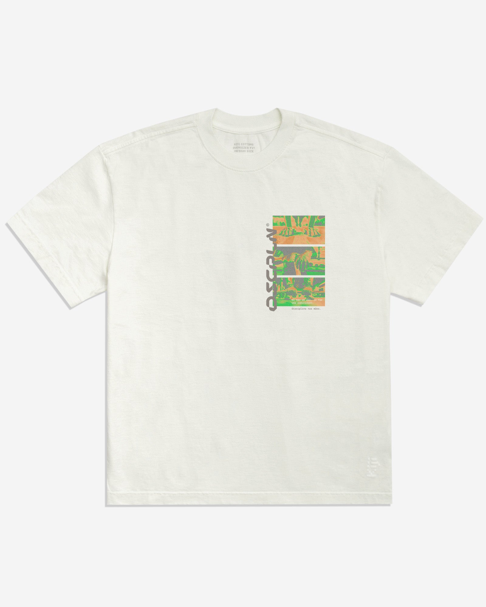 T-Shirt Heavy Kiji x Disciplina - Off White