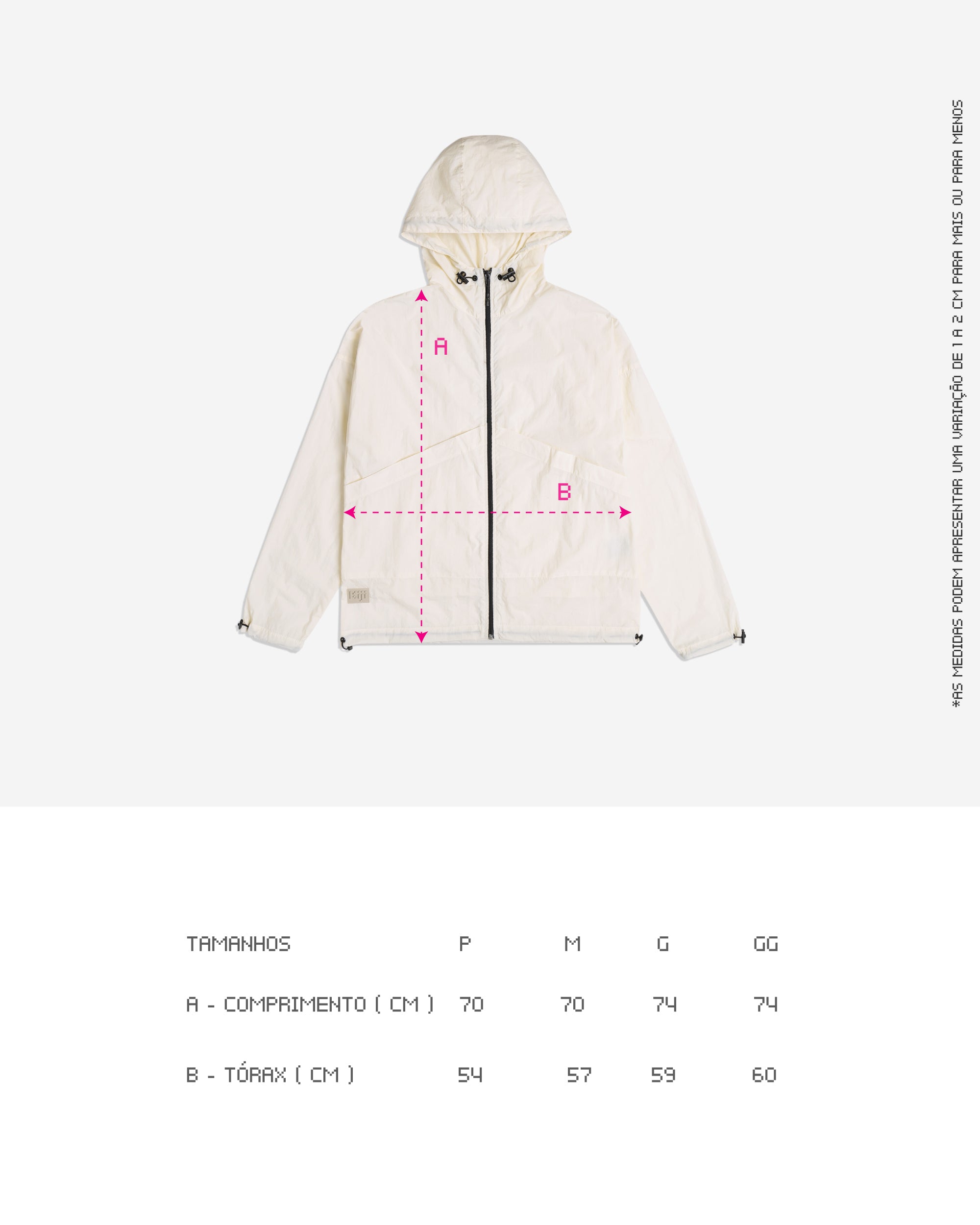 Jaqueta Wind Kiji - Off White