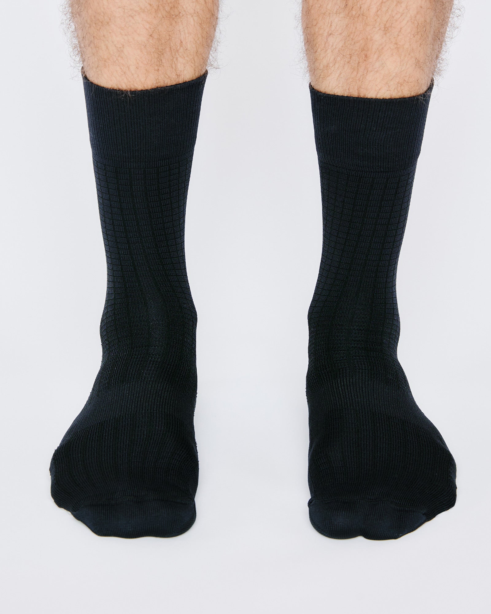 Meia Cano Alto Kiji Run & Ride - Preto