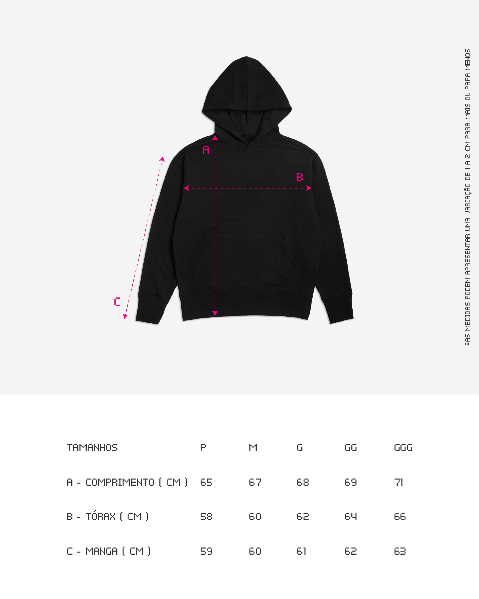 Moletom Capuz Kiji - Preto