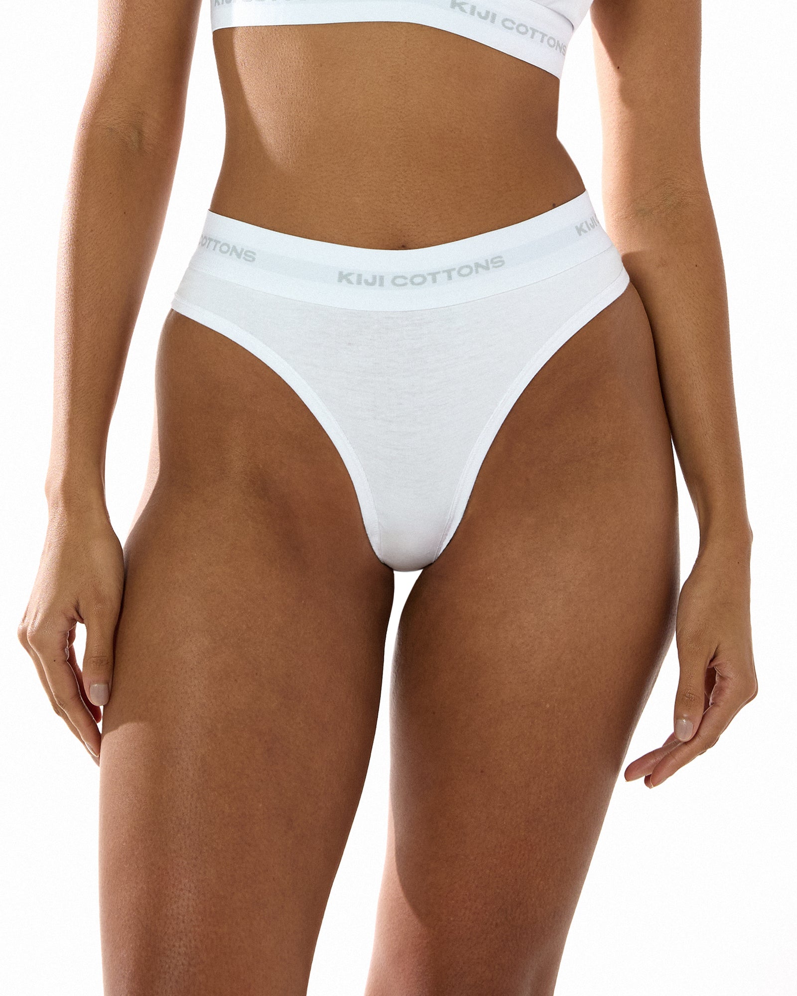 Pack 4 Calcinha Hi Kiji - Branco