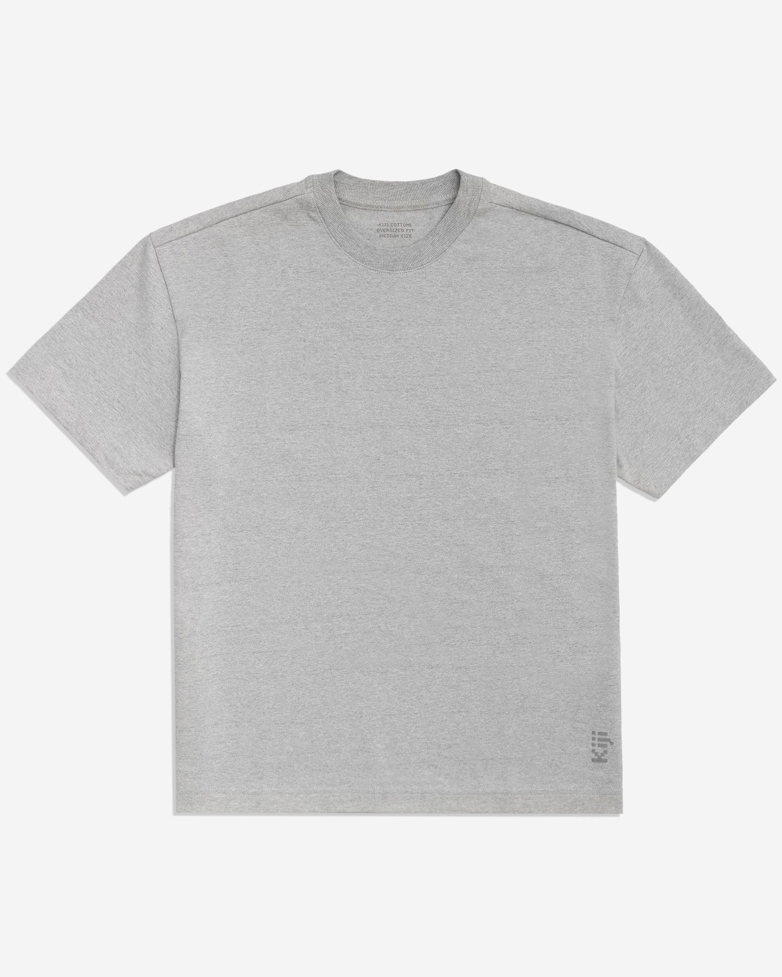 Foto Still da frente da T-Shirt Heavy Kiji Cinza