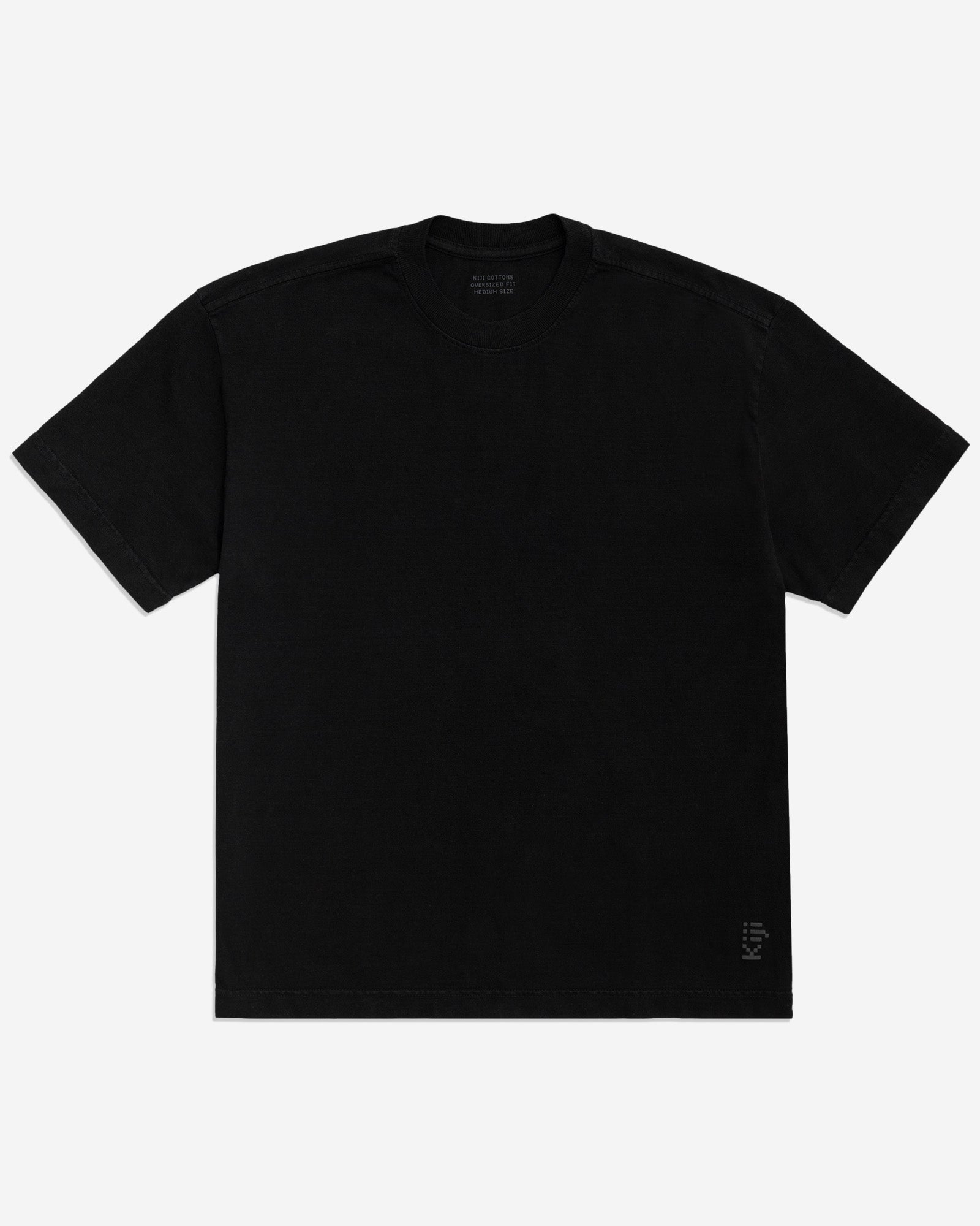 Foto Still da frente da T-Shirt Heavy Kiji Preta