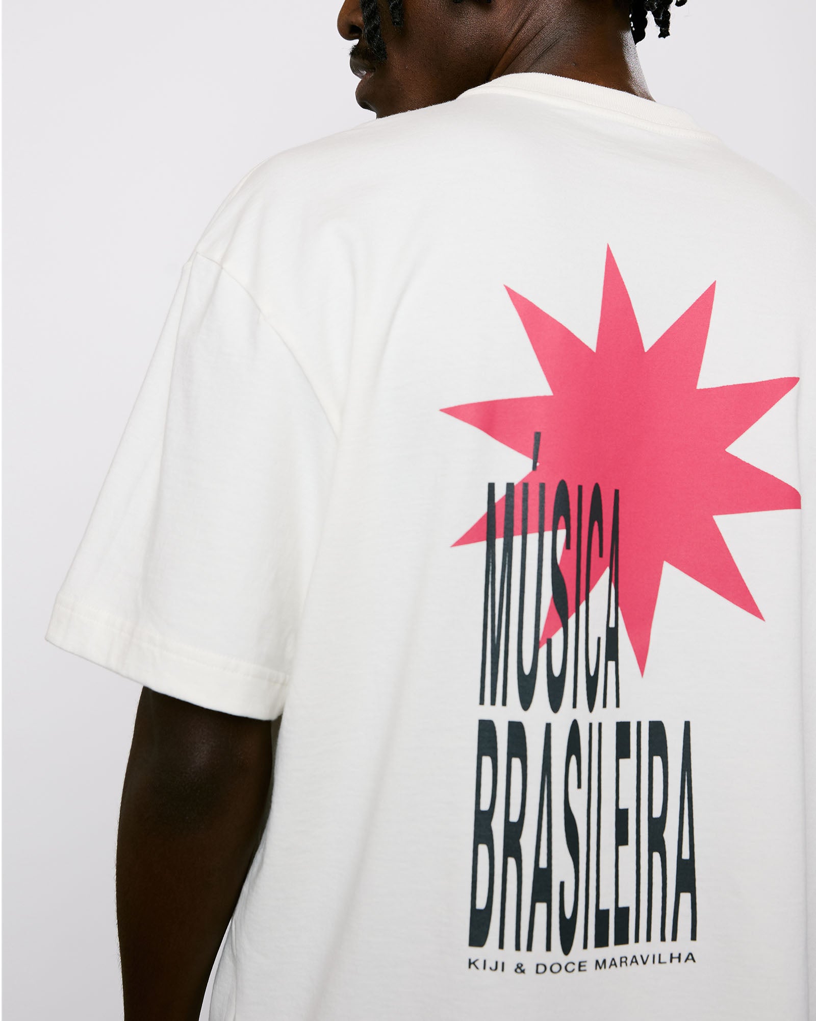 T-Shirt Heavy Kiji x Doce Música Brasileira – Off White