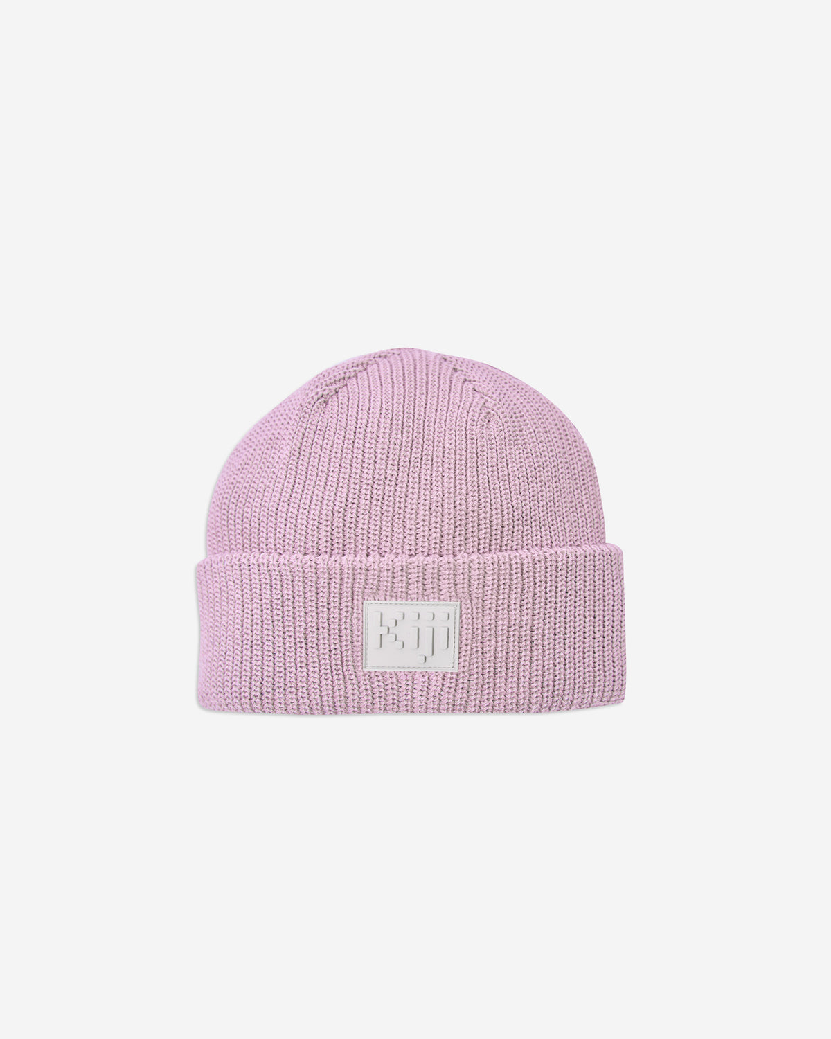 Gorro 8-Bit Kiji, fundo cinza claro, na cor rose de frente