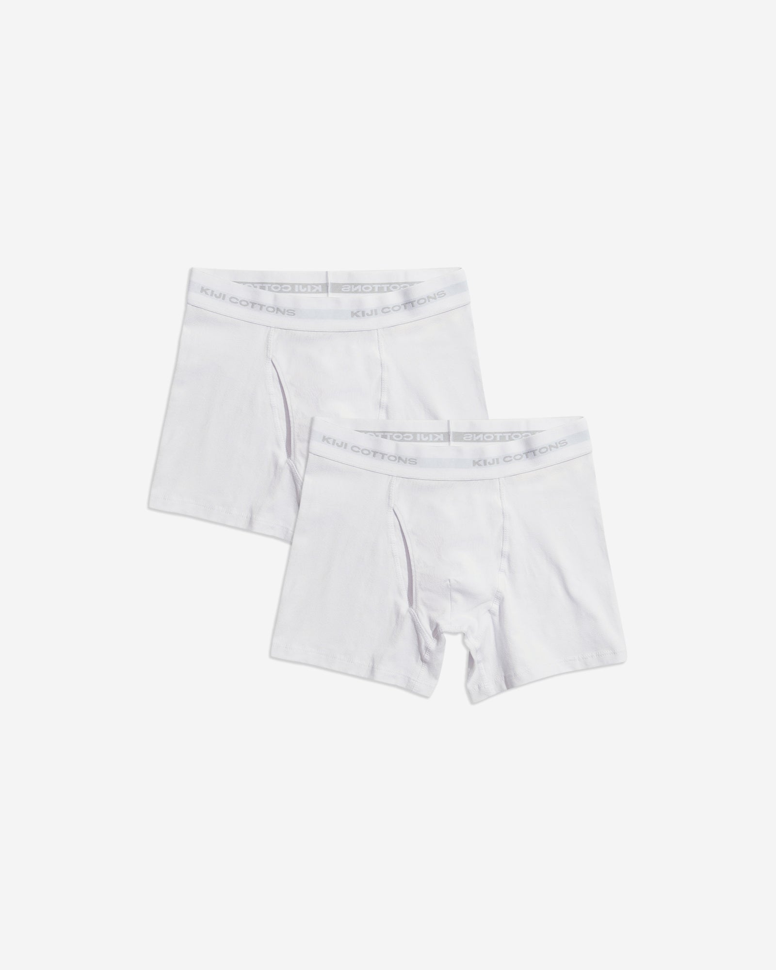 Pack 2 Cuecas Boxer Kiji - Branco