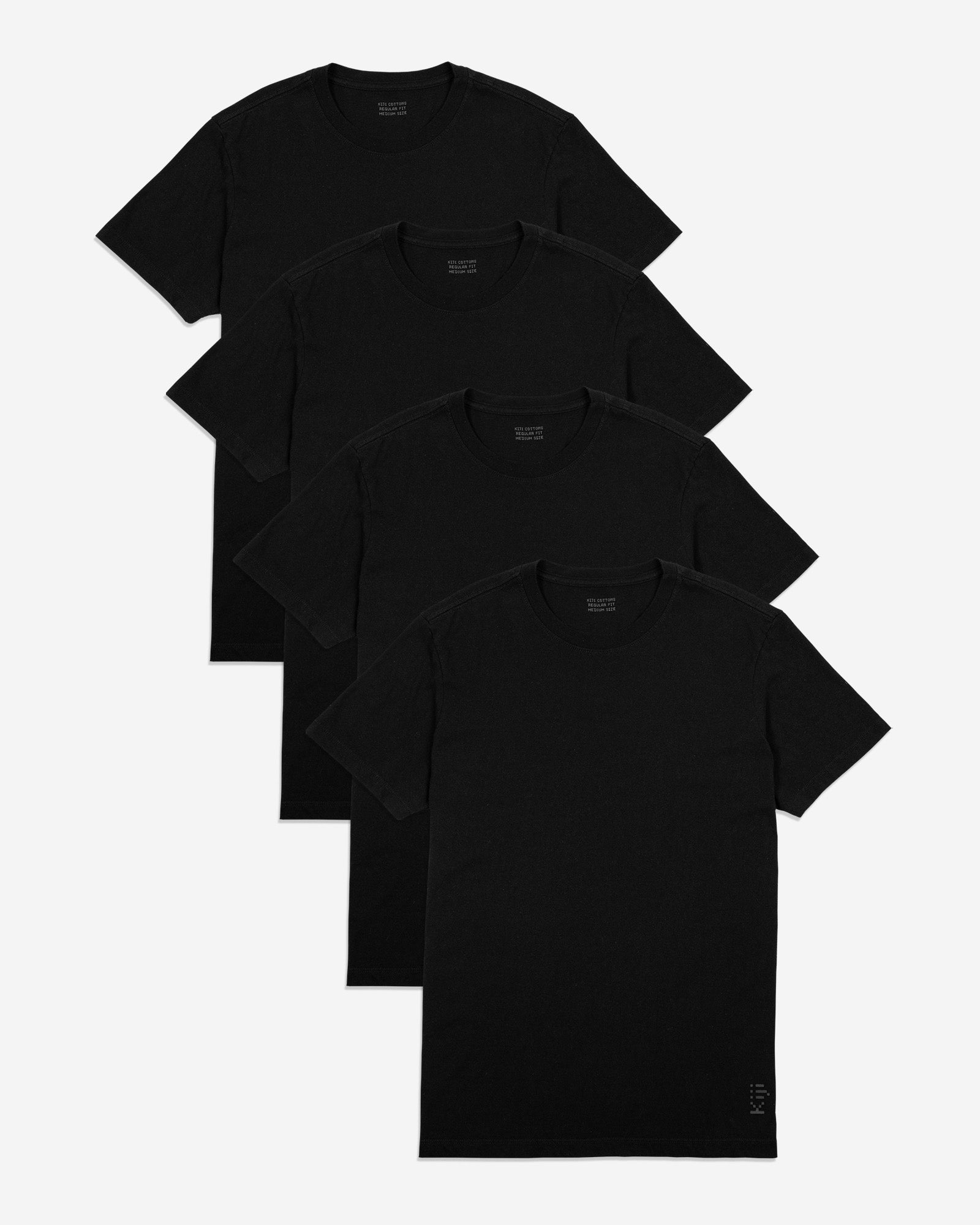 Pack 4 T-Shirts Classic Kiji - Preto