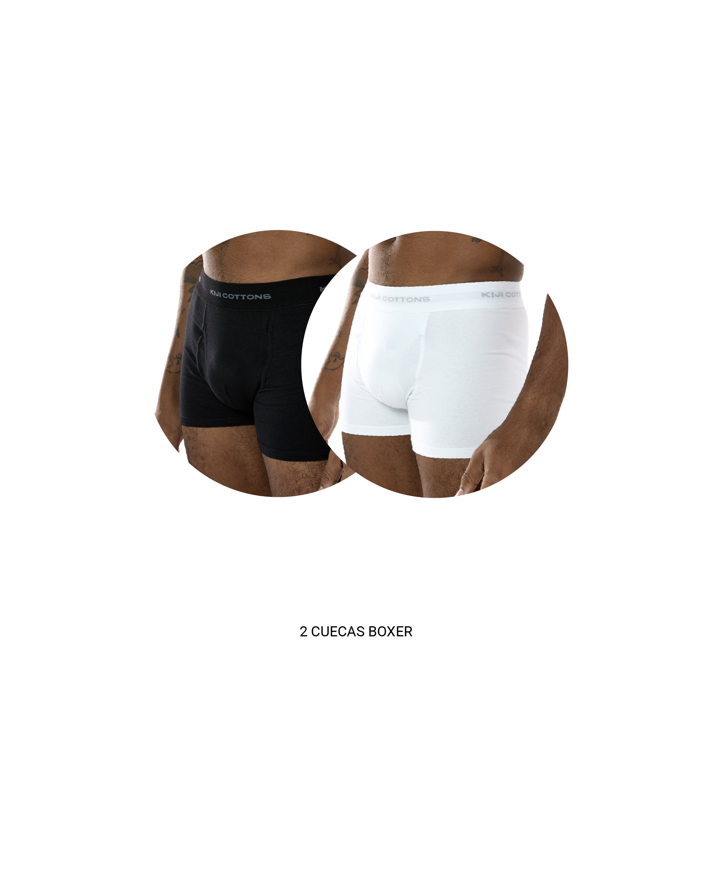 Pack 2 Cuecas Boxer Kiji - Misto