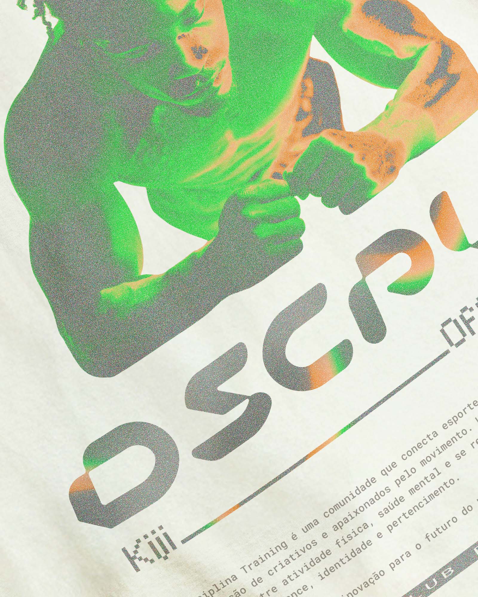 T-Shirt Heavy Kiji x Disciplina - Off White