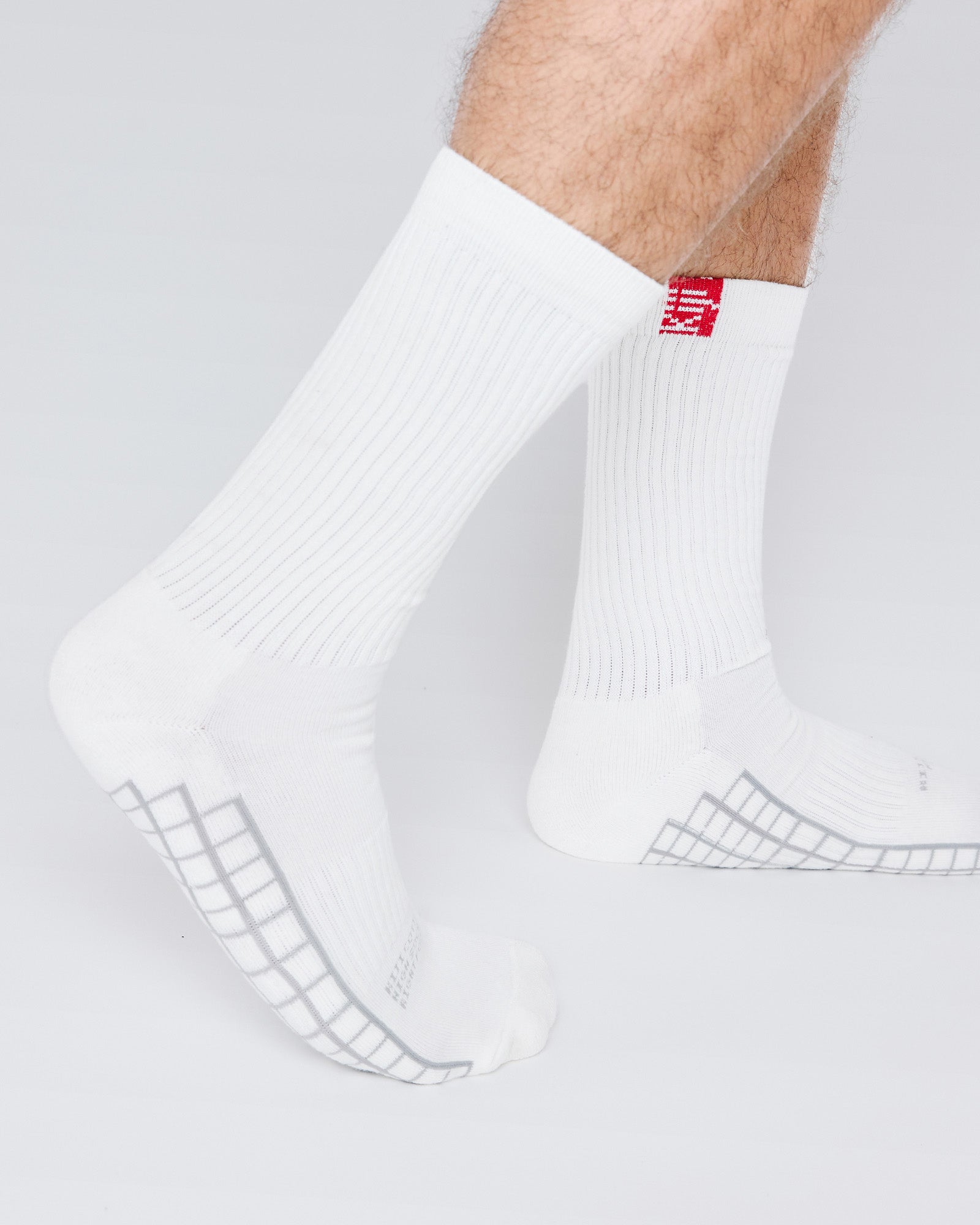 Meia Cano Alto Kiji Flag - Off White