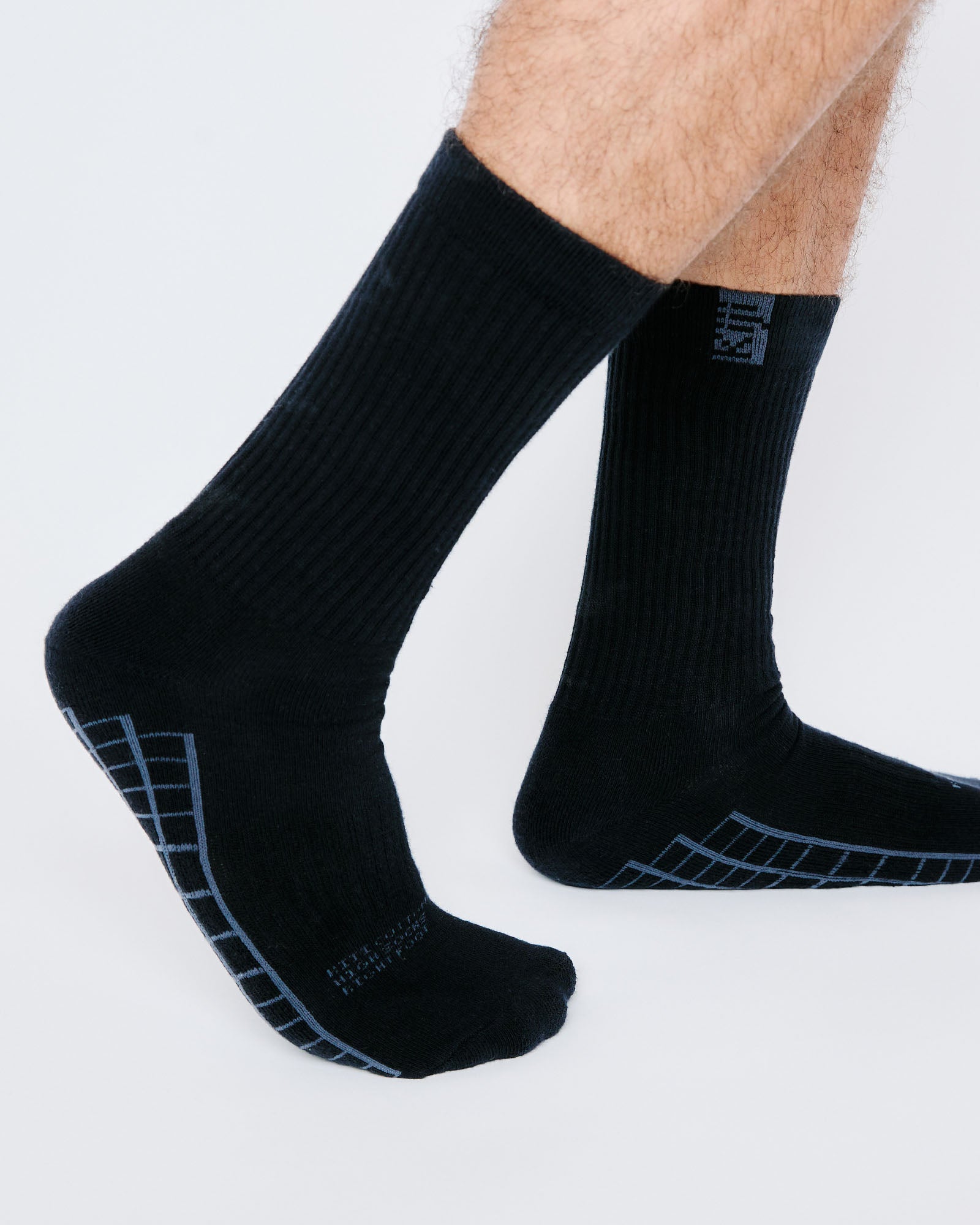 Meia Cano Alto Kiji Flag - Preto