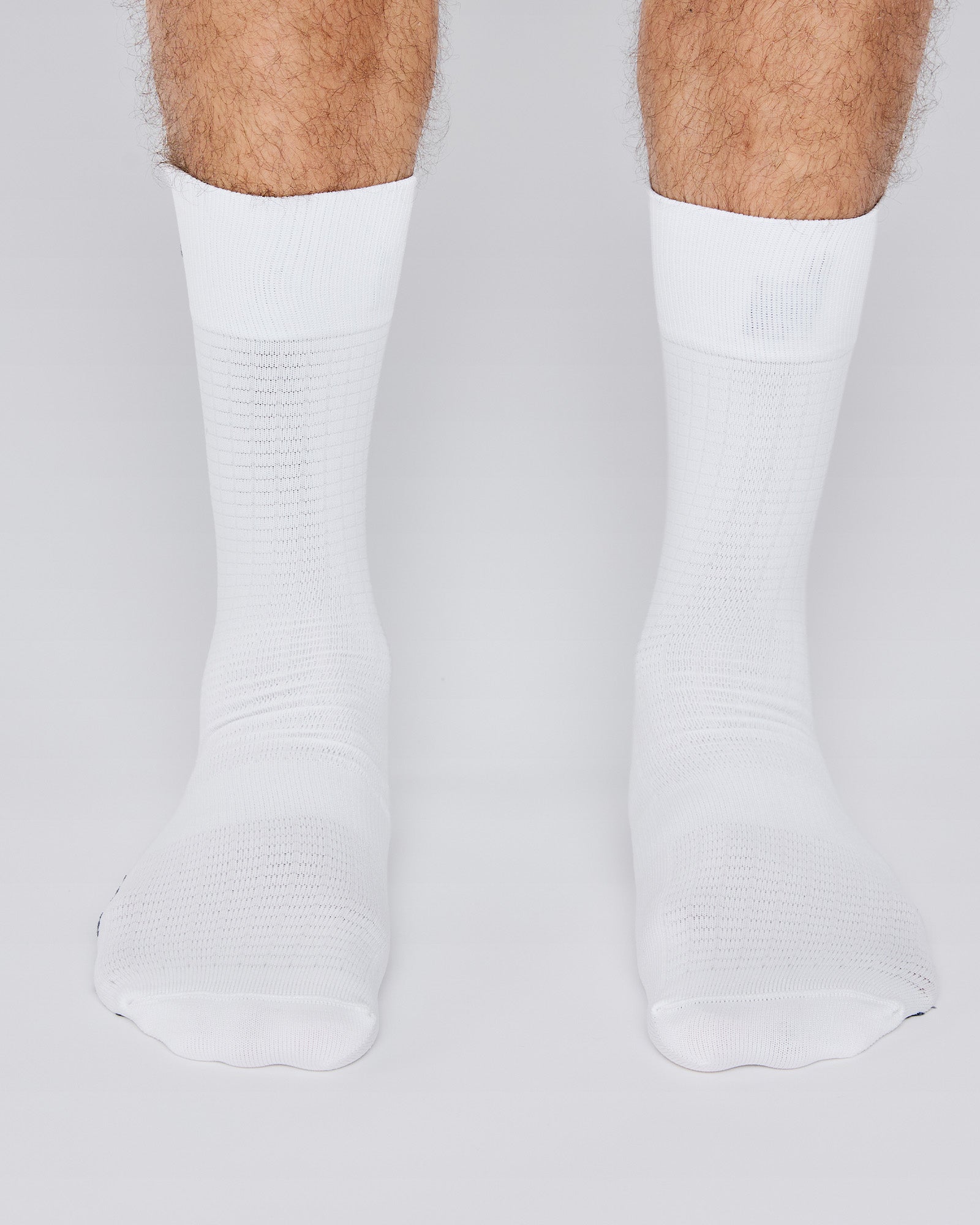 Meia Cano Alto Kiji Run & Ride - Branco