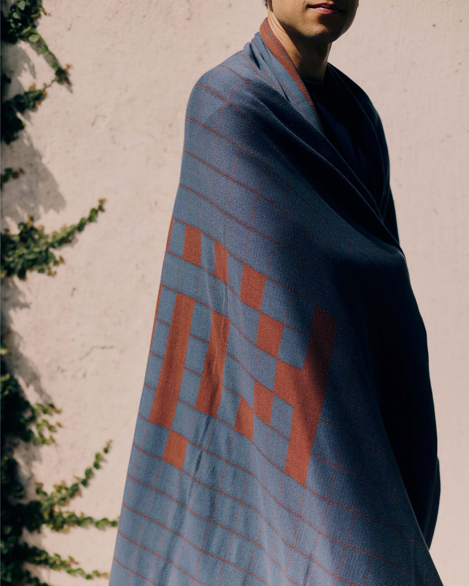 Manta Tricot Kiji – Marrom