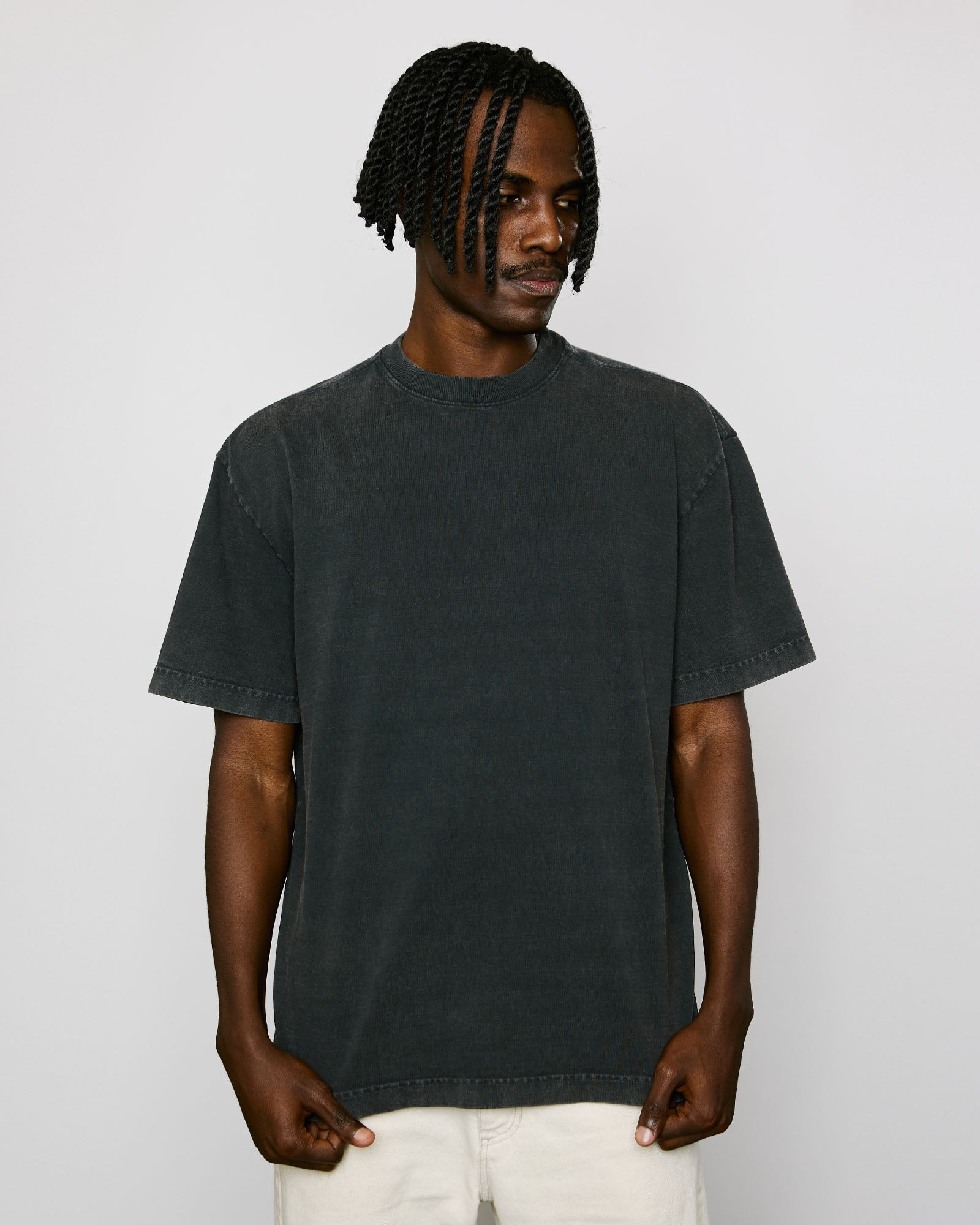 T-Shirt Heavy Kiji - Carvão