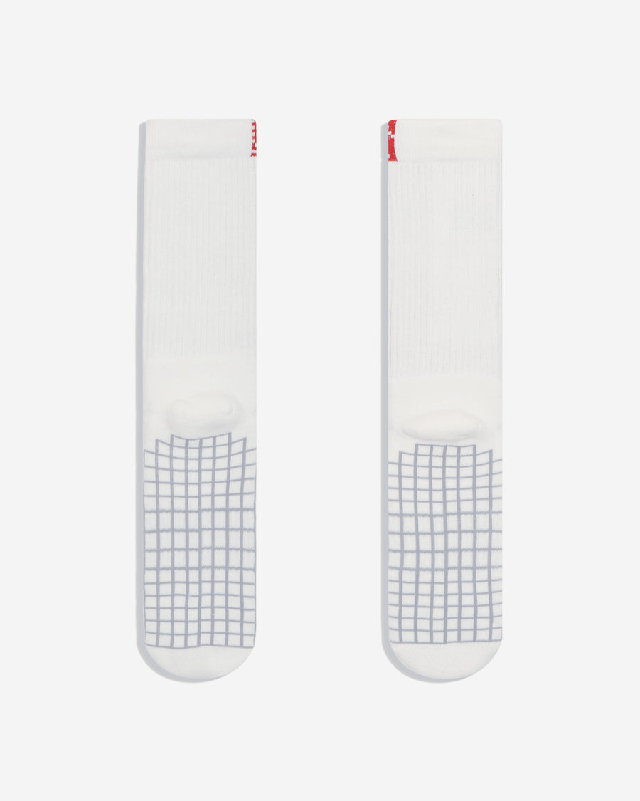 Meia Cano Alto Kiji Flag - Off White