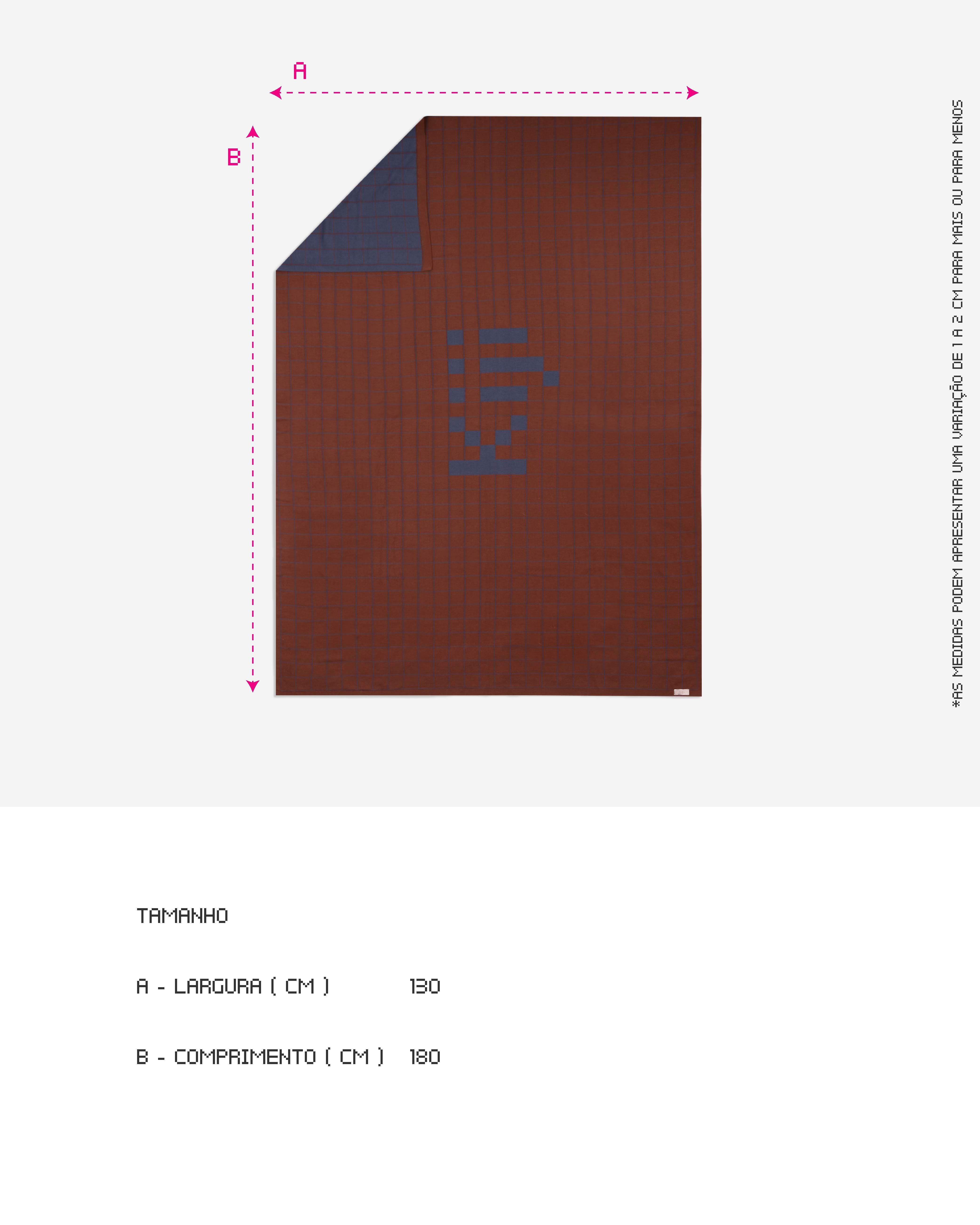 Manta Tricot Kiji – Marrom