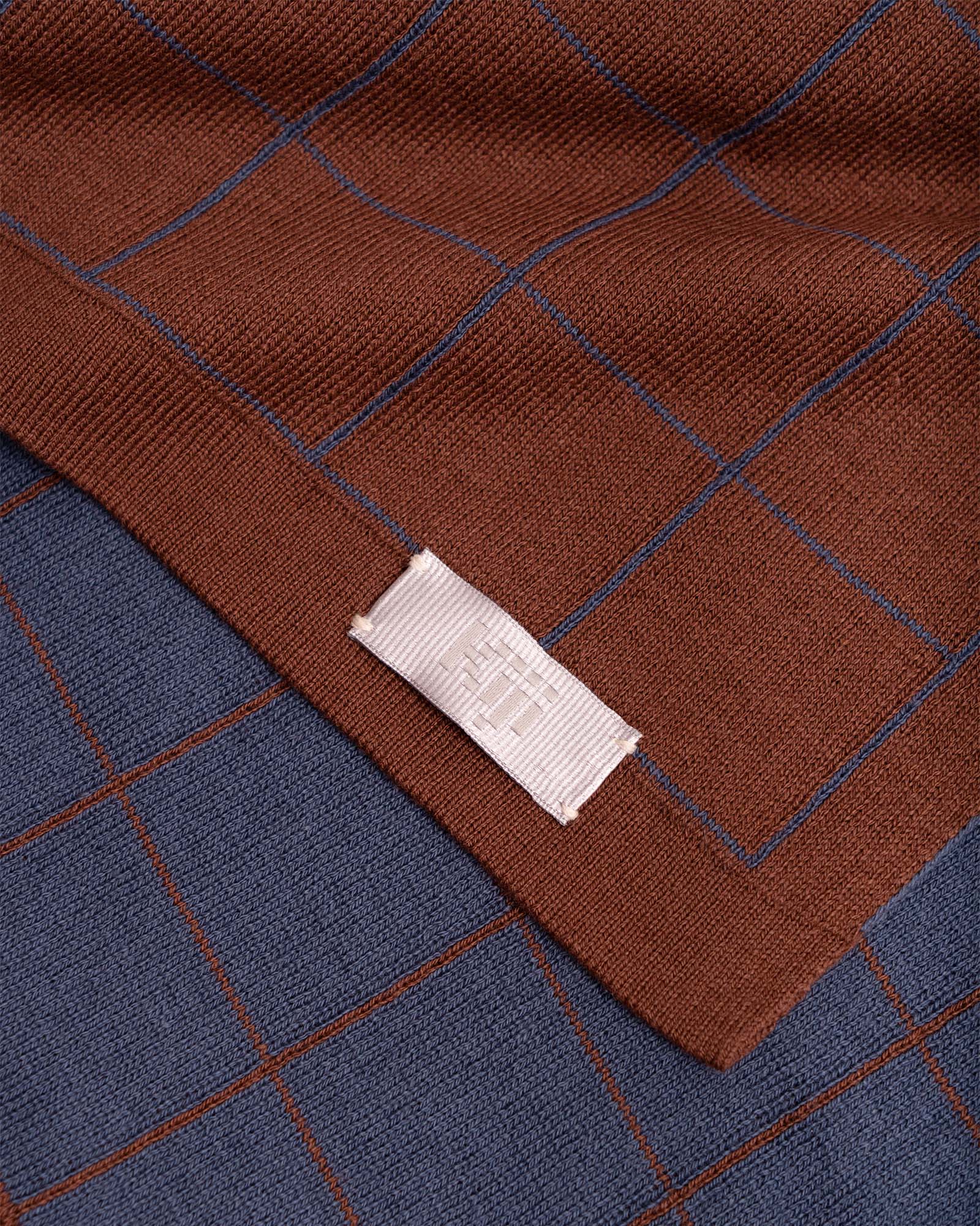 Manta Tricot Kiji – Marrom