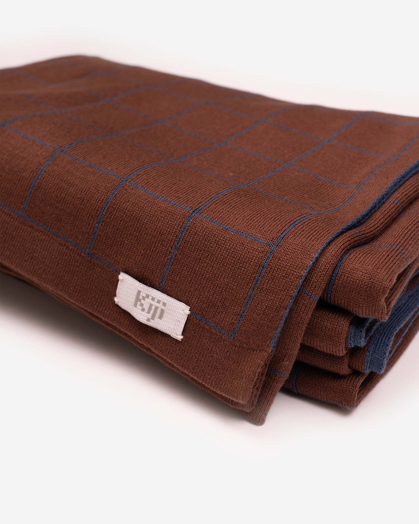 Manta Tricot Kiji – Marrom