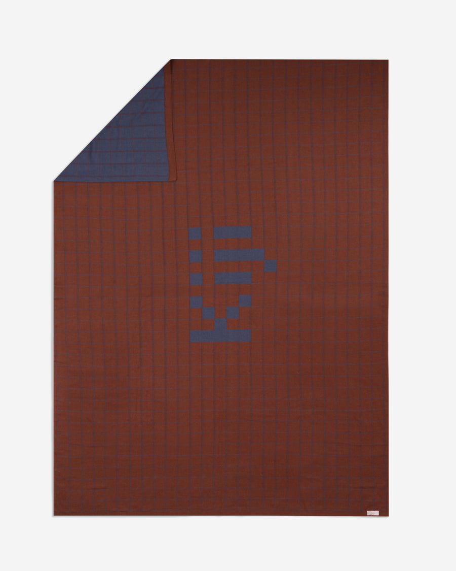 Manta Tricot Kiji – Marrom