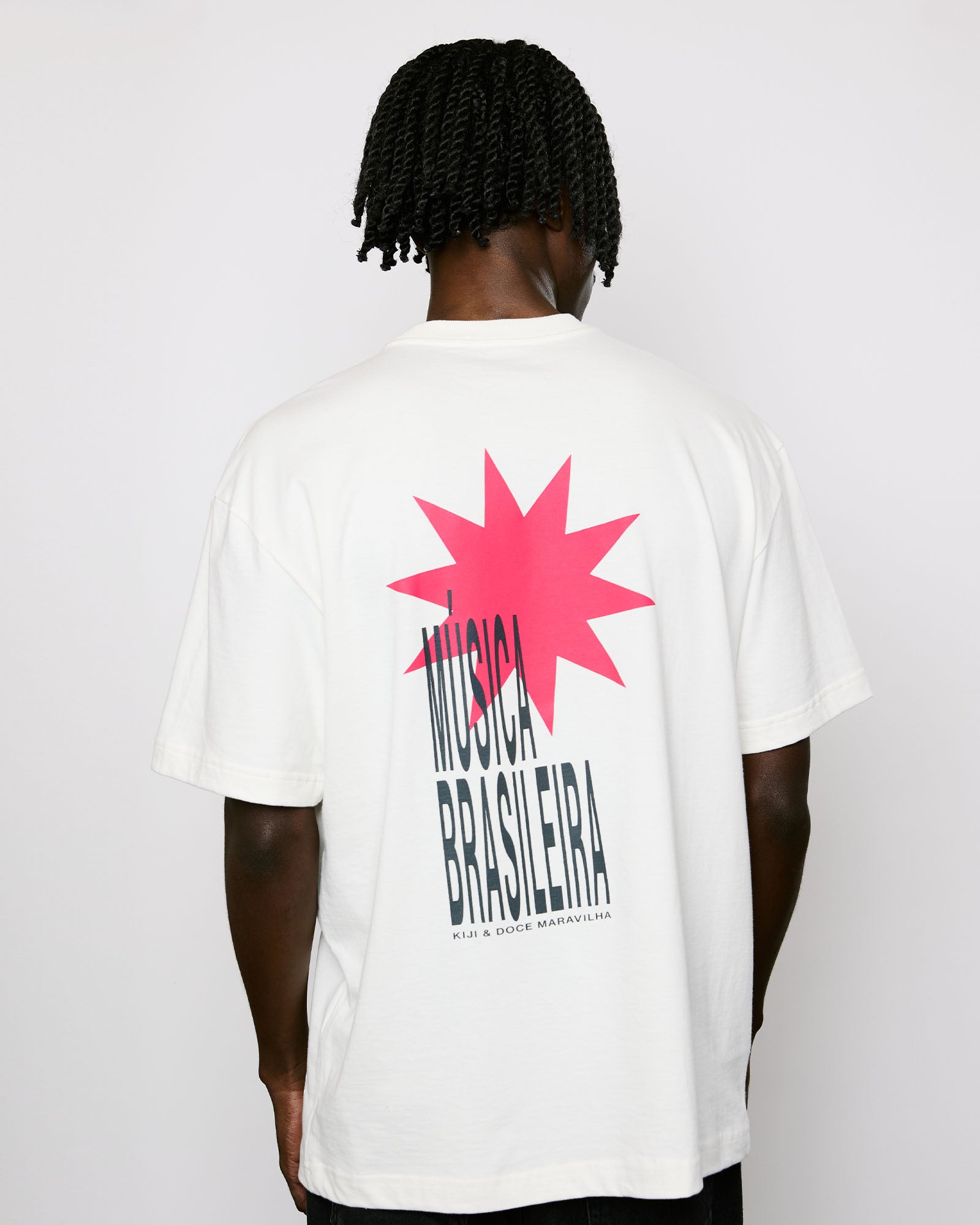 T-Shirt Heavy Kiji x Doce Música Brasileira – Off White