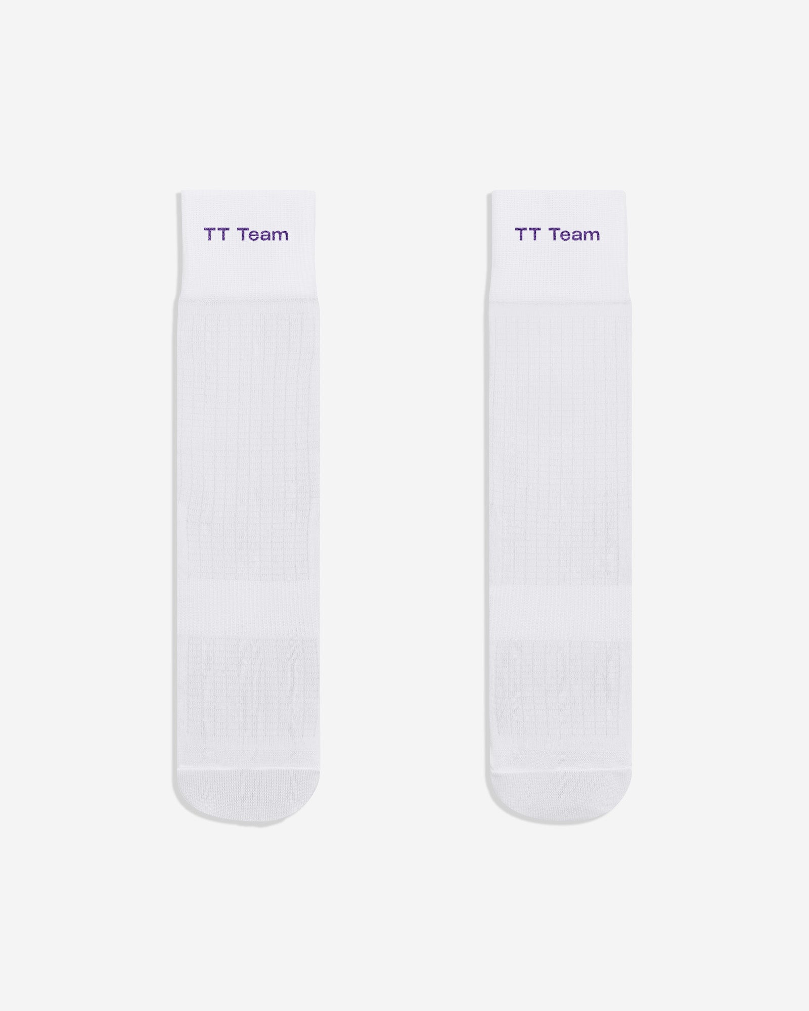 Meia Cano Alto Kiji Run & Ride x TT Team - Branco